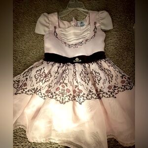 Disney soft pink formal dress.